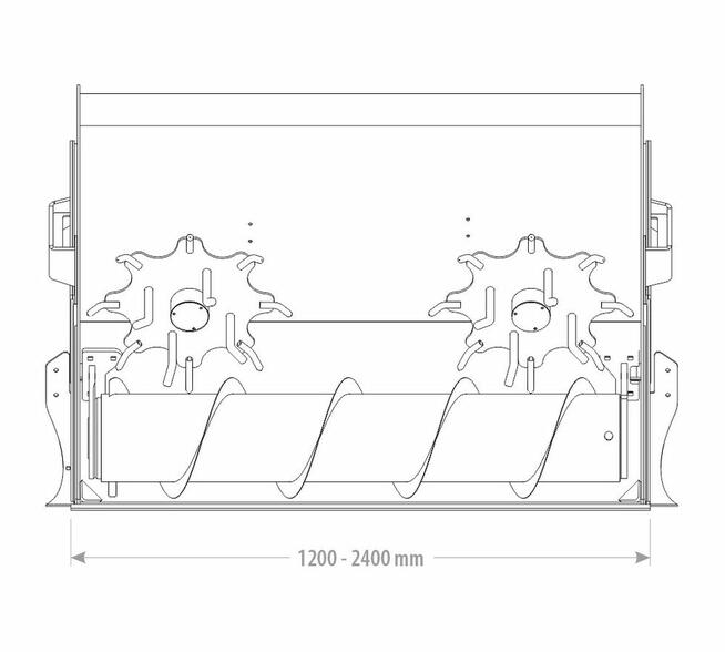 SZUFLA ŚLIMAKOWA DO ZADAWANIA PASZY OBJĘTOŚCIOWA