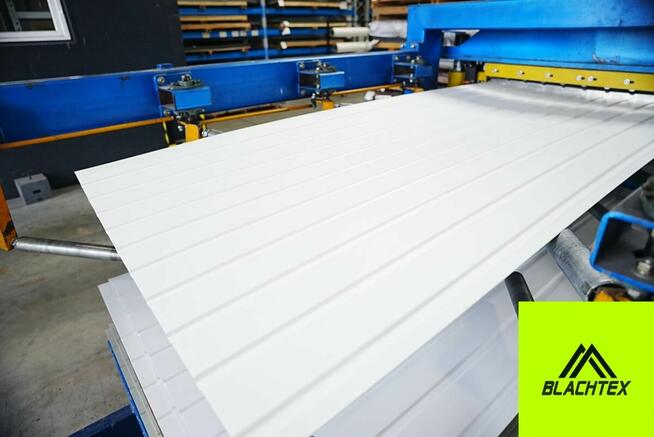 Blacha T-7 na wymiar - biały kolor