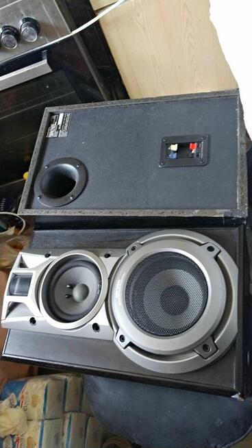 2 głośniki radio kasety CD wieza TECHNICS 4 elementy