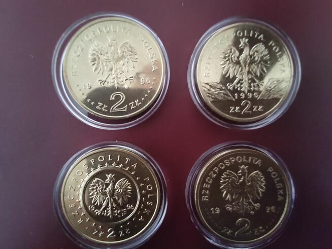 2zł NG 1996r.Komplet 4 Monety Mennicze w Slabach