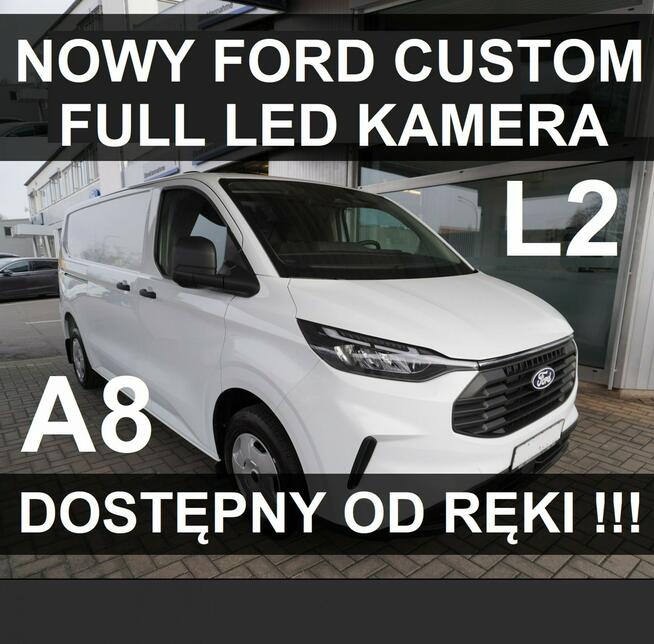 L2 A8 Nowy Ford Custom 136KM Full Led Kamera Dostępny od ręki ! 1913zł