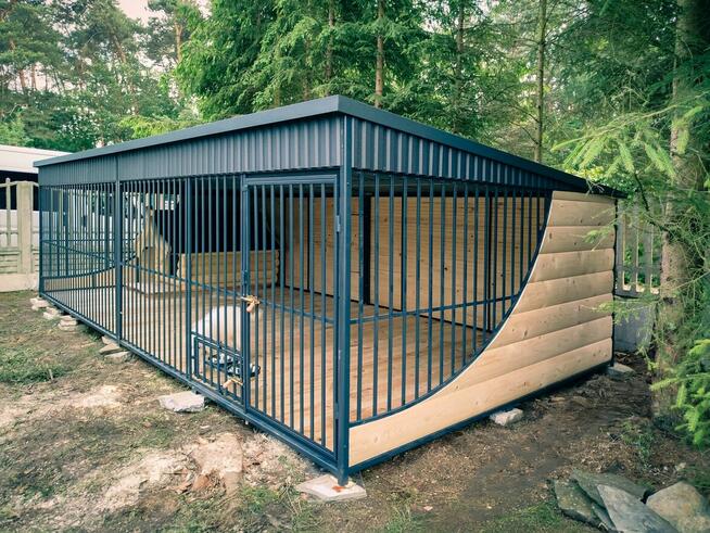 Kojec dla Psa Dla dużego małego Psa Mocny Bezpieczny Profil