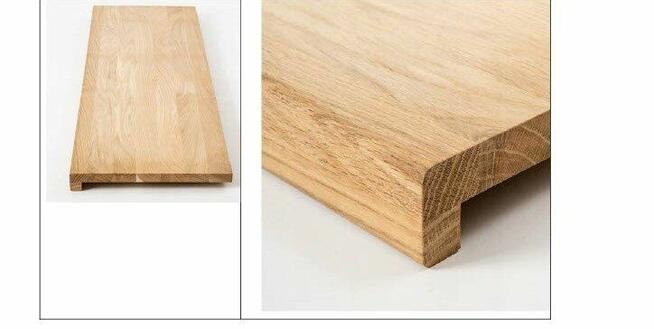 Dębowa nakładka na trepy z dębu z noskiem 122x32x2 cm