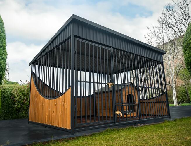 Kojec dla Psa Dla dużego małego Psa Mocny Bezpieczny Profil