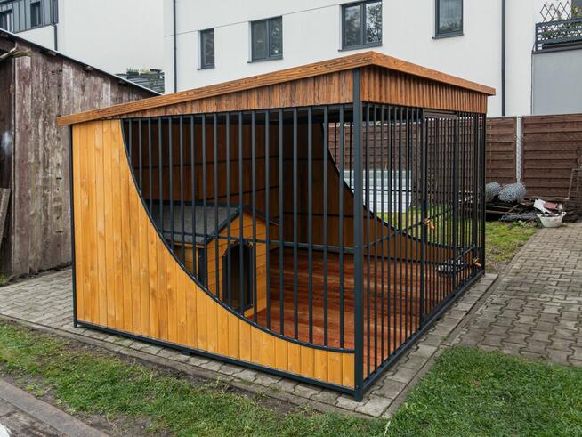 Kojec dla Psa Dla dużego małego Psa Mocny Bezpieczny Profil