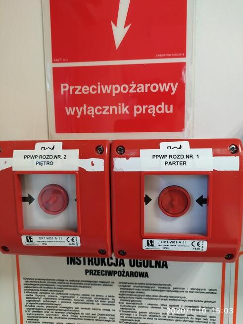 PWP Przeciw Pożarowy Wyłącznik Prądu