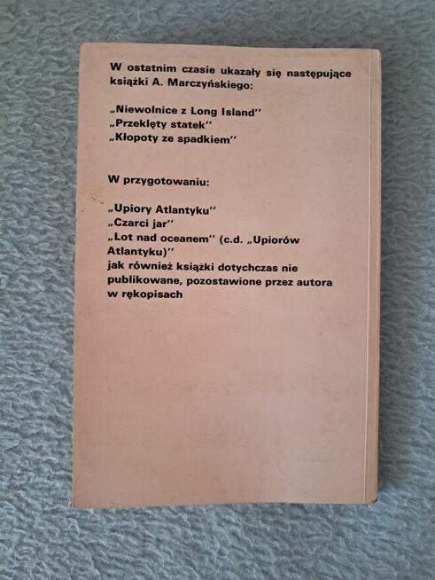 Książka - „Czarny ląd”, A. Marczyński, do sprzedania