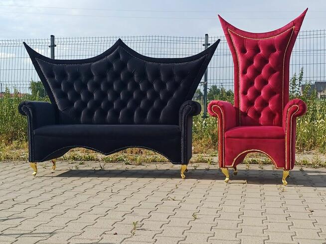 Sofa kanapa poczekalnia glamour 80 kolorów