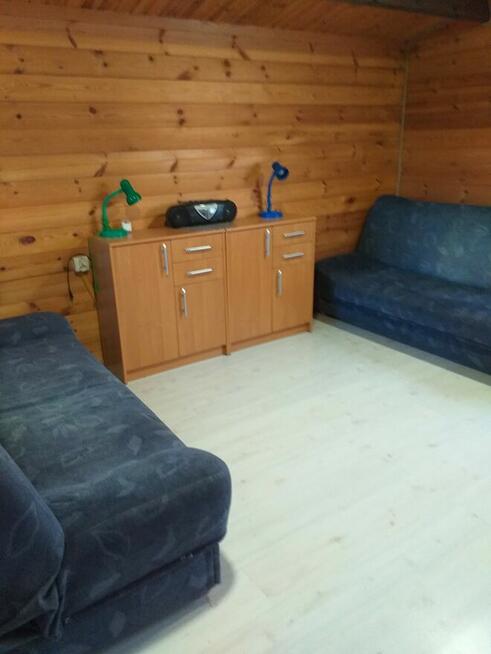 Wynajmę drewniany domek letniskowy nad jeziorem Wdzydze