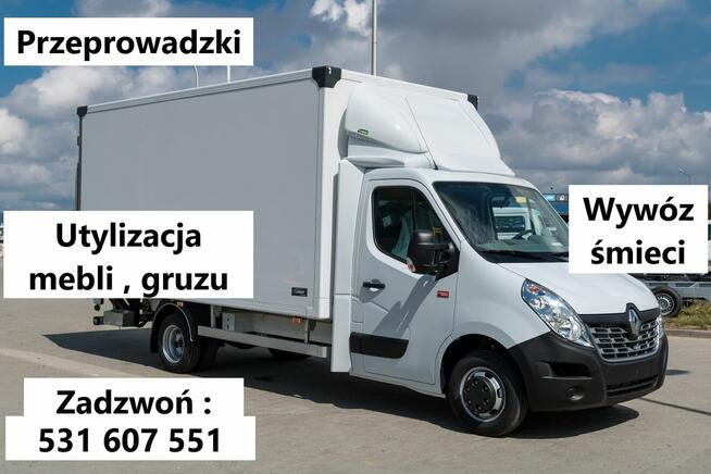 Wywóz śmieci, Utylizacja, Sprzątanie mieszkań i piwnic, Prze