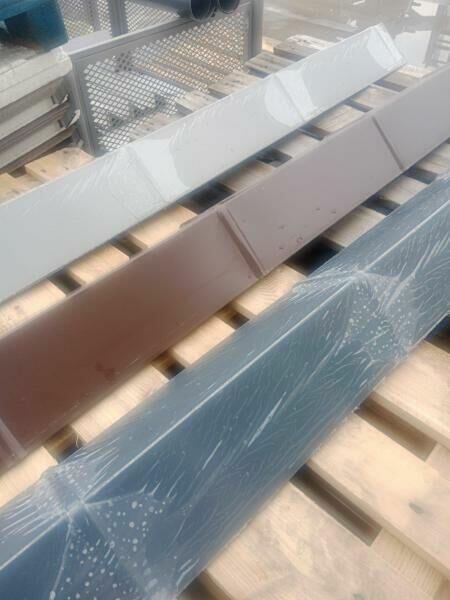 Okucie dekarskie - gąsior / obróbka na szczyt - od ręki