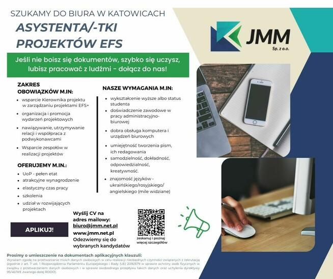 Asystent projektów EFS