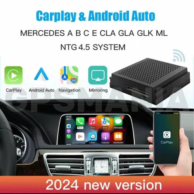 Mercedes Android Auto CarPlay NTG 4.5 C E CLA GLK SLK GLA