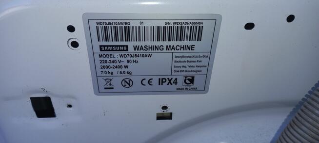 pralka samsung ecobuble na czesci