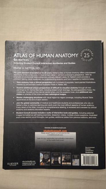Atlas od Human Anatomy Frank Netter
