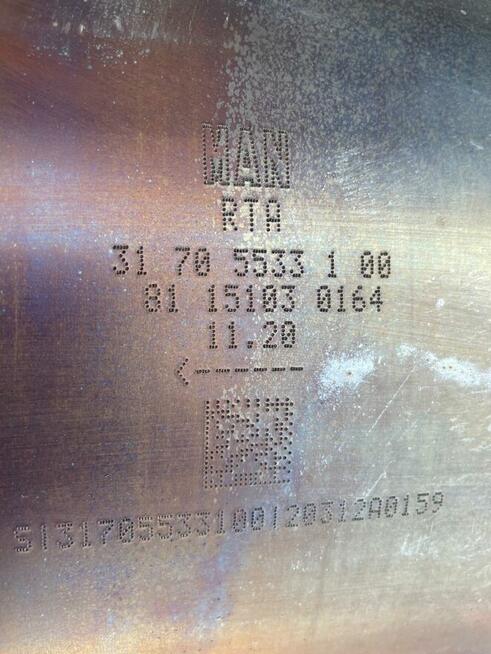 nowy DPF MAN TGX 81151030164 Gliwice www.DPFMANcom