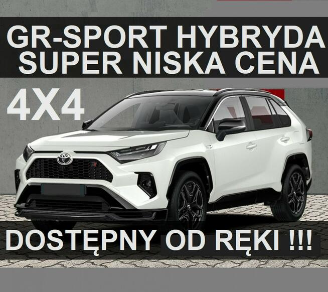 Toyota RAV-4 GR - Sport 4x4 222KM Hybryda Tapicerka skórzana Rata Od ręki ! 2444zł