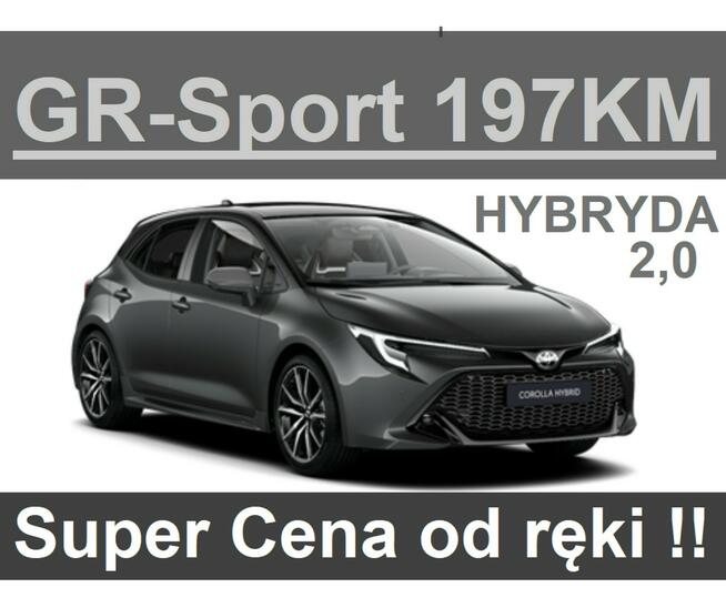 Toyota Corolla Nowa GR-Sport Hybryda 197KM Super Niska Cena od ręki - 1546 zł