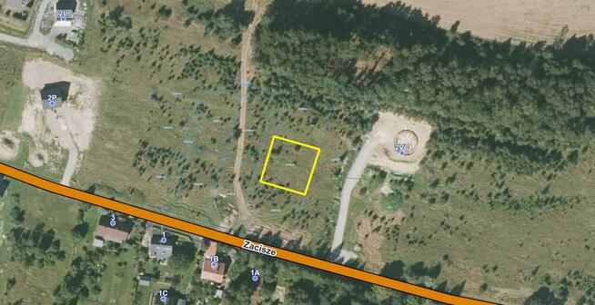 Działka budowlana Szczytna, Zacisze