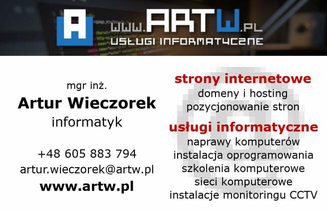 Usługi informatyczne, informatyk Koniecpol