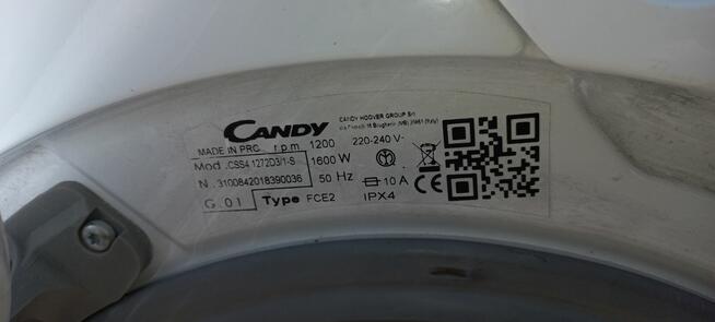 pralka candy grando vita 7kg czesci