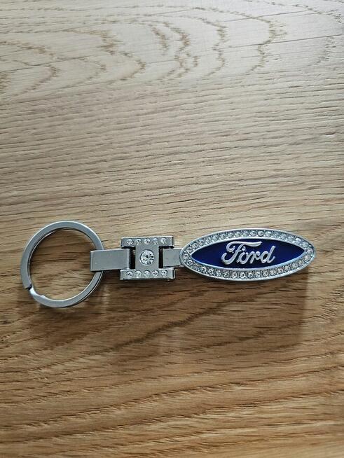 Brelok Do Kluczy FORD cyrkonie chromowany