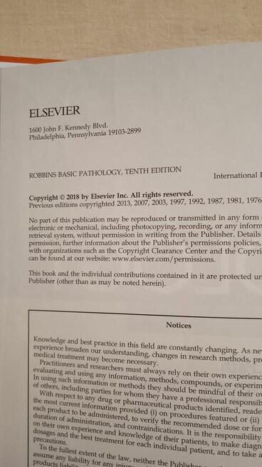 Robins Basic Pathology