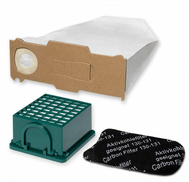 Vorwerk worki 6 sztuk Hepa filtr + filtr węglowy zestaw 8sz