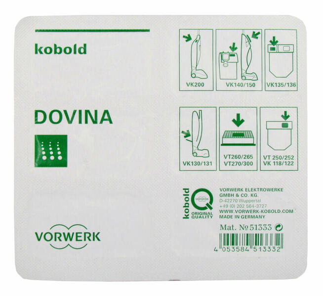 Vorwerk 6 worków VK 200 + filtr + 6 zapachów