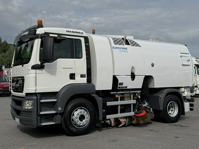 MAN TGS 18.320 E5 BUCHER OPTIFANT 8000 Zamiatarka Uliczna Euro 6 EUROVOIRIE RosRoca Dwustronna mało 