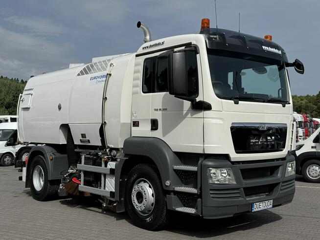 MAN TGS 18.320 E5 BUCHER OPTIFANT 8000 Zamiatarka Uliczna Euro 6 EUROVOIRIE RosRoca Dwustronna mało