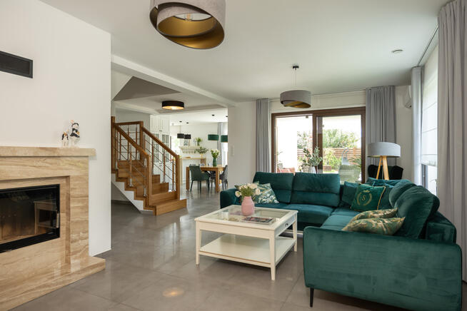 Nowoczesny dom z sauną, pięknym ogrodem - Wilkszyn