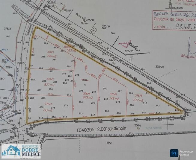 Działka budowlana Przyłęki gm. Białe Błota