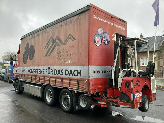 Scania G320 Wózek PALFINGER Firanka Plandeka plandeka Moffett 2012