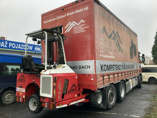 Scania G320 Wózek PALFINGER Firanka Plandeka plandeka Moffett 2012