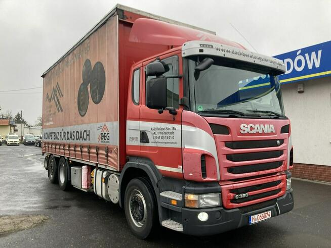 Scania G320 Wózek PALFINGER Firanka Plandeka plandeka Moffett 2012