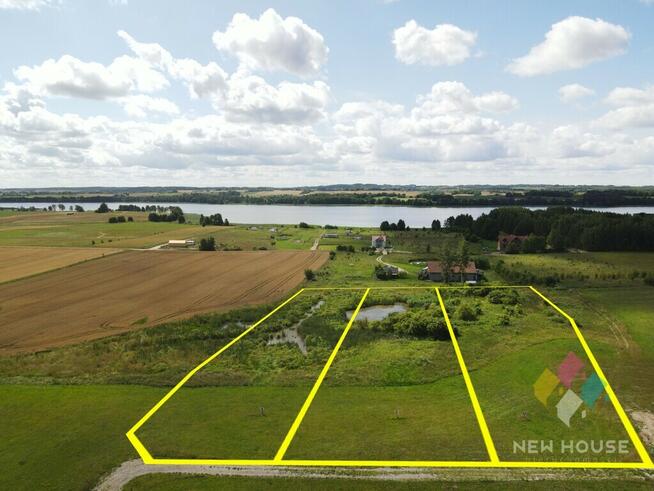 Działki z możliwością zabudowy, dojście do jeziora