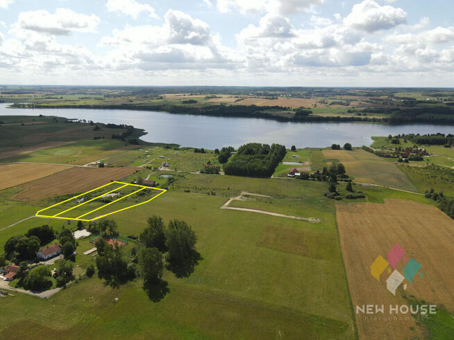 Działki z możliwością zabudowy, dojście do jeziora