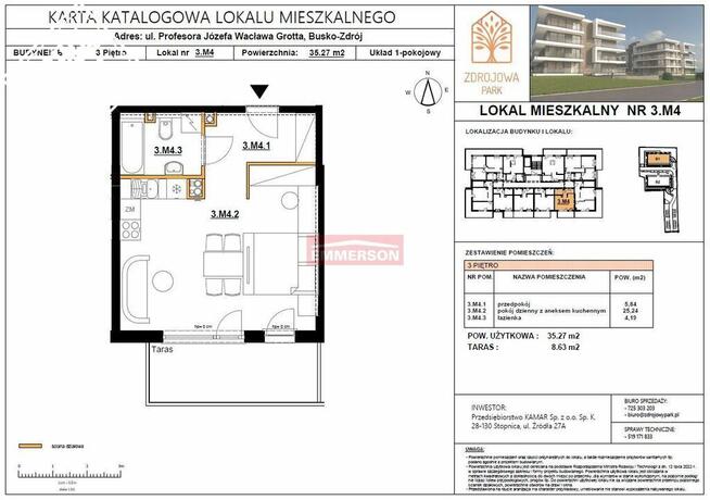 promocja 1-pokojowe mieszkanie z tarasem