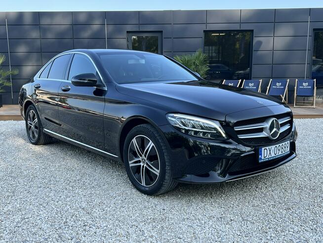 Mercedes C 180 1.5 benzyna 156km, Salon PL, Serwis, Iwł, 9G-Tronic, FV23%
