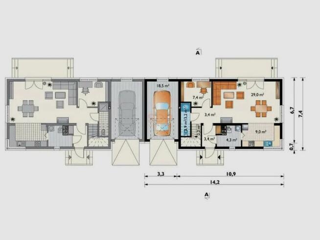 Dom Małuszów gm. Kobierzyce Małuszów, Jagodowa
