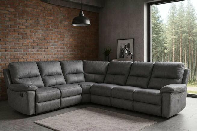 Styl i wygoda! Narożnik Gemini 3x1 - skóra + eko