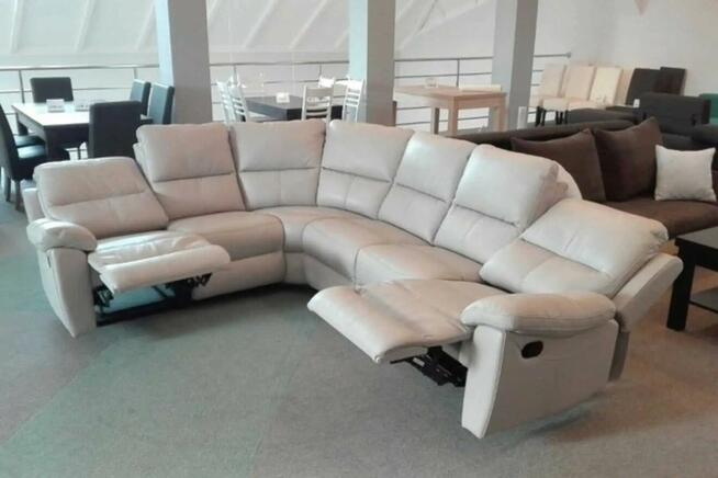 Styl i wygoda! Narożnik Gemini 3x1 - skóra + eko