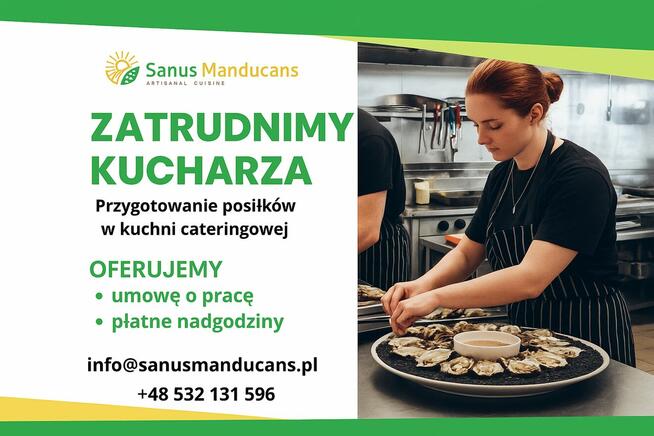 ZATRUDNIMY KUCHARZA