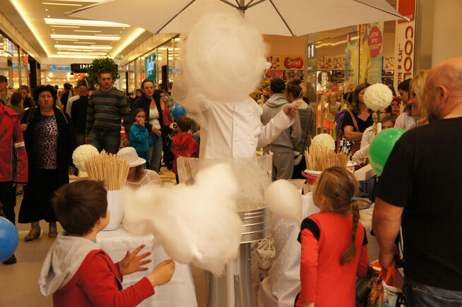 Maszyna do waty cukrowej Części Wata cukrowa Patyki Barwniki