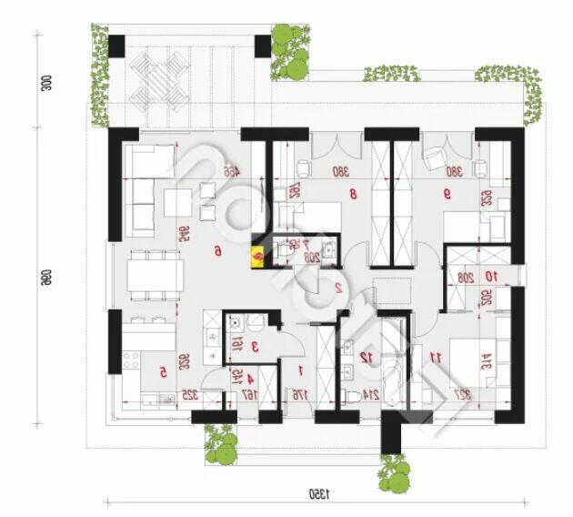 Dom parterowy 4 pokoje działka 960m Radzymin Guzowatka blisk
