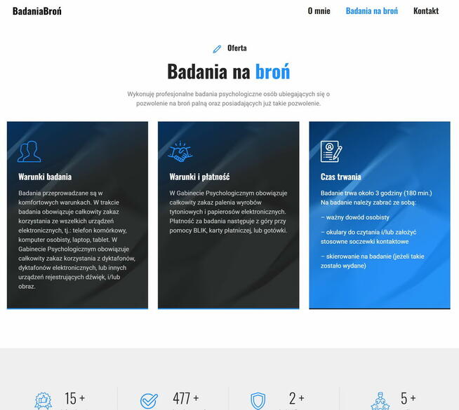 Badania na broń palną - Badania na broń - Śląsk