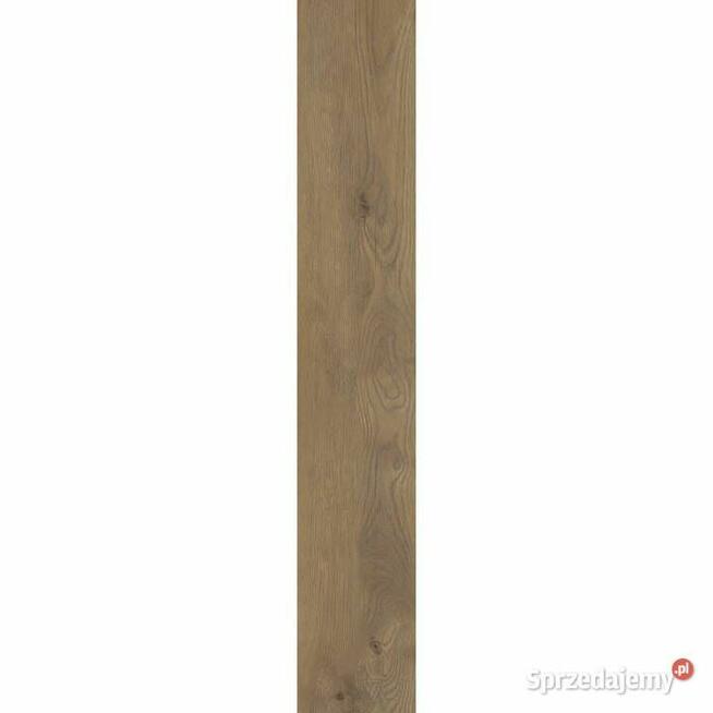 Gres drewnopodobny Taiga Brown matowy 120x20x1 cm