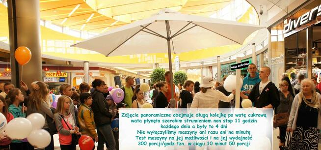 Maszyna do waty cukrowej Części Wata cukrowa Patyki Barwniki