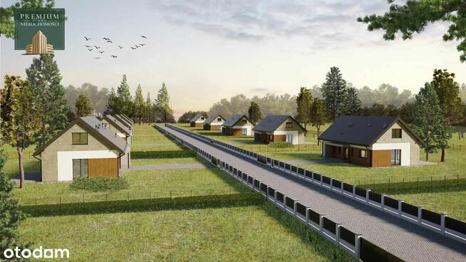 Parterowe domy wolnostojące z działkami 2400m² !